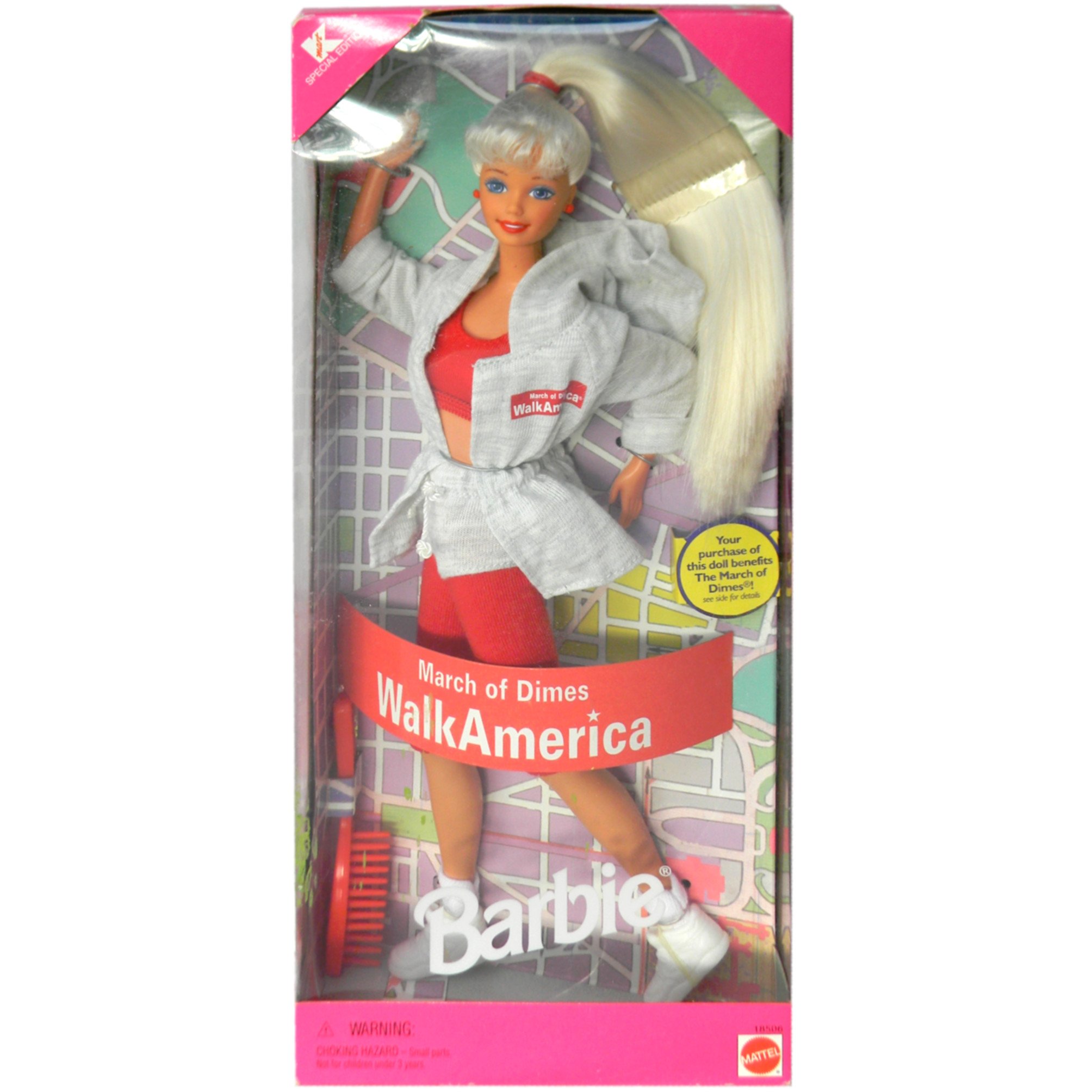 バービー&ケリー マーチオブダイムスウォークアメリカ　 AA レア Amazon.com: Barbie March of Dimes Walk America 1997 by Mattel